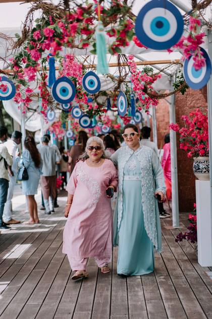 Ceiling and Aisle / Walkway — Carnival decor — Alila Diwa Goa